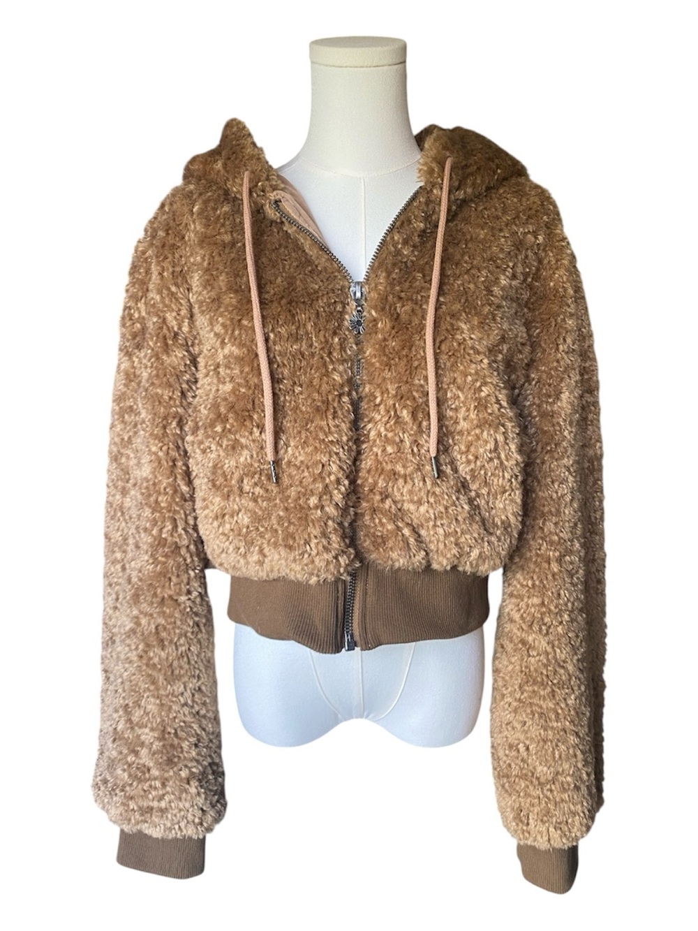 Dolls Kill Delia’s Fuzzy Zip Up Jacket